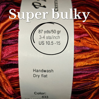 fingering weight yarn label