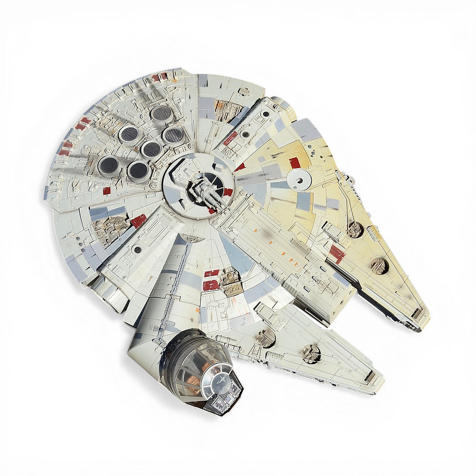 Miniatura: Star Wars Millennium Falcon Model Excellent Condition High Quality Original