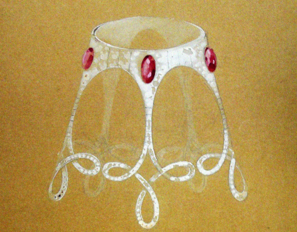 Original Drawn Design of Rene Lalique