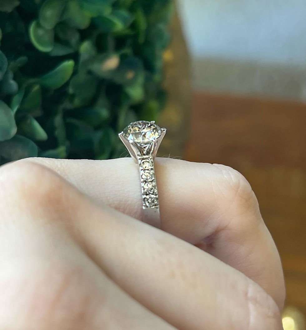 Thumbnail: 2.43ct Diamond 18ct White gold Ring 