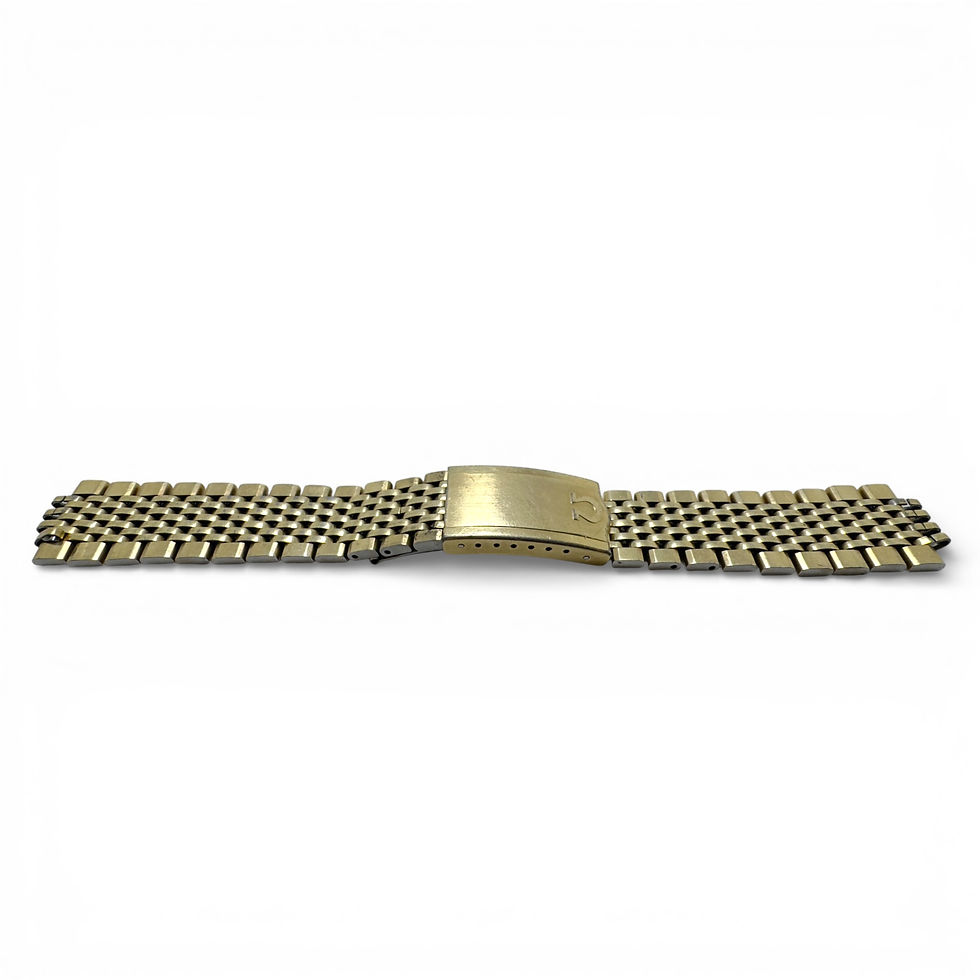Miniatura: Vintage Gold Plated Omega Watch Band Mesh 16.2cm
