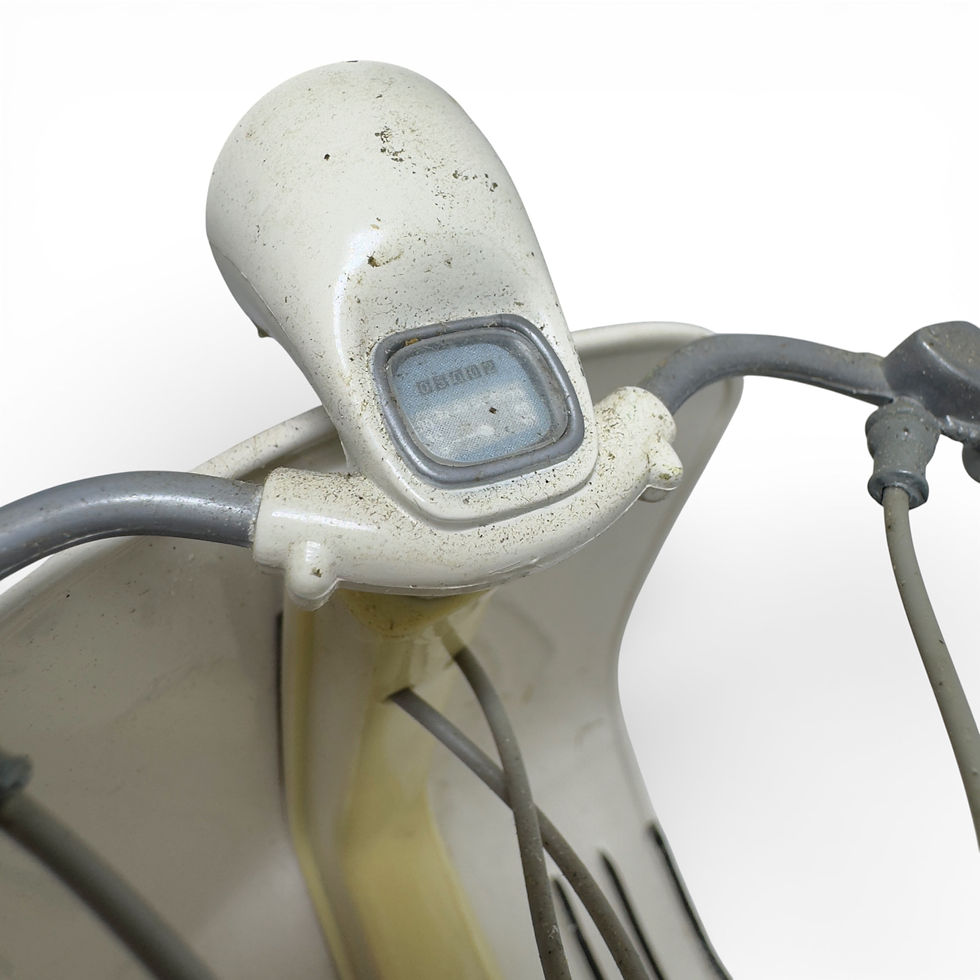 Miniatura: Vintage Vespa Piaggio Toy Display Scooter Model Cream 30cm