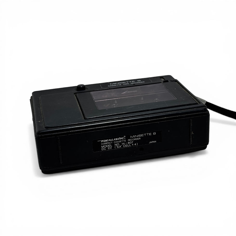 Miniatura: Realistic Minisette 8 Cassette Tape Recorder