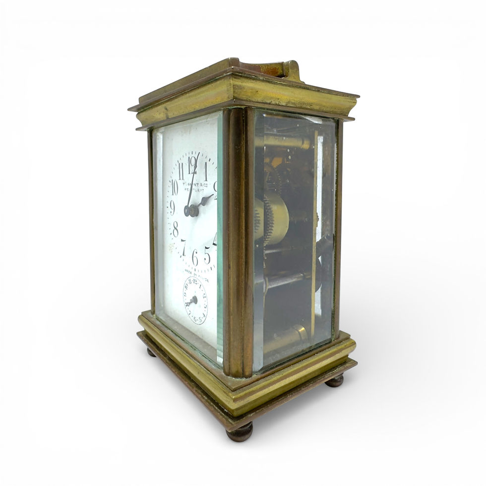 Miniatura: T. Gaunt & Co. Melbourne French Brass Carriage Clock 12.2cm