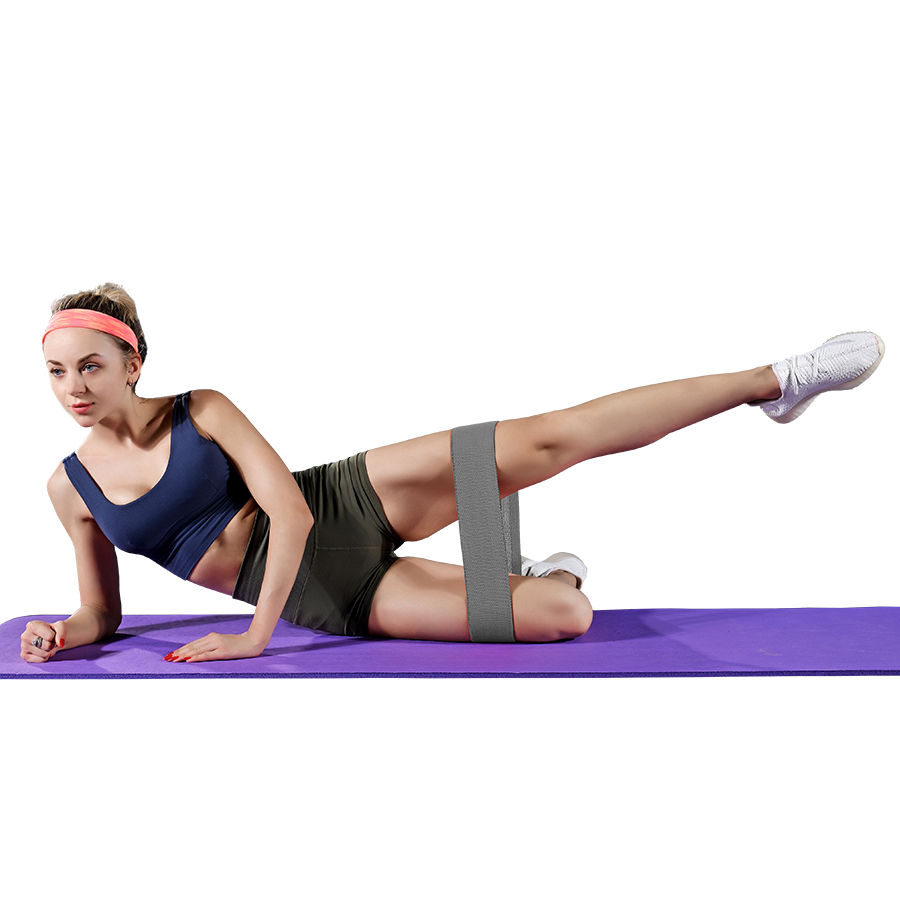 Thumbnail: Fabric Resistance Hip Booty Bands Glute Thigh Elastic Workout Bands Squat Circle