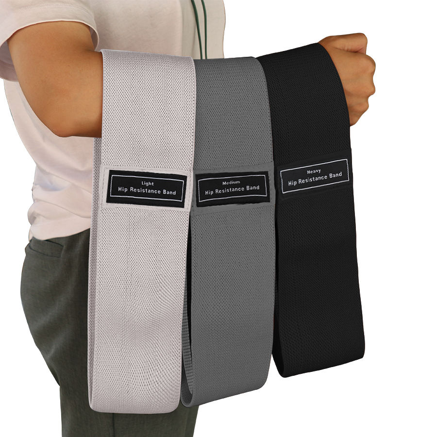 Thumbnail: Fabric Resistance Hip Booty Bands Glute Thigh Elastic Workout Bands Squat Circle