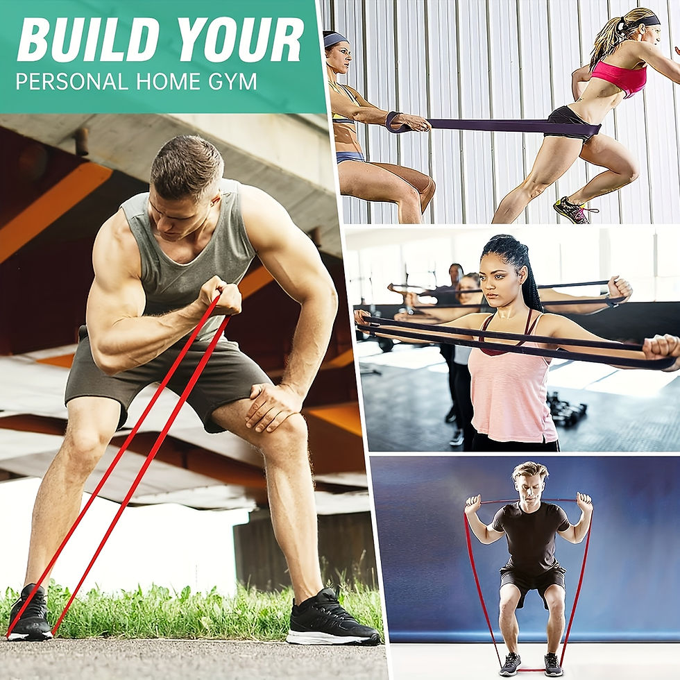 Thumbnail: Resistance Band for Full Body Exercise Home Gym Training Strength Training Yoga