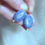Thumbnail: Blue Coral Gold-Filled Earrings