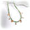 Thumbnail: Chrysoprase Gemstone Necklace with Gold-filled Heart Pendants