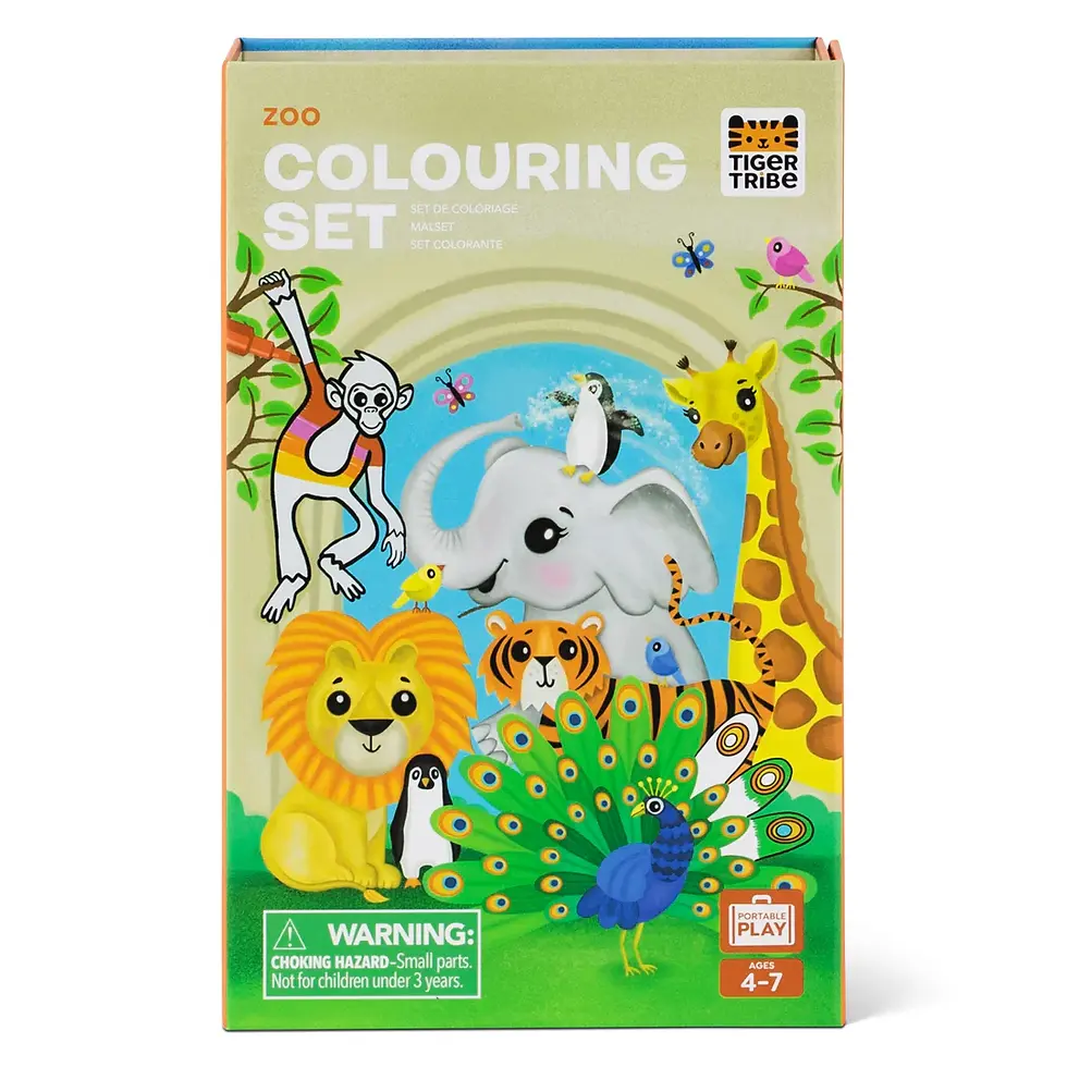 Set de coloriage : zoo