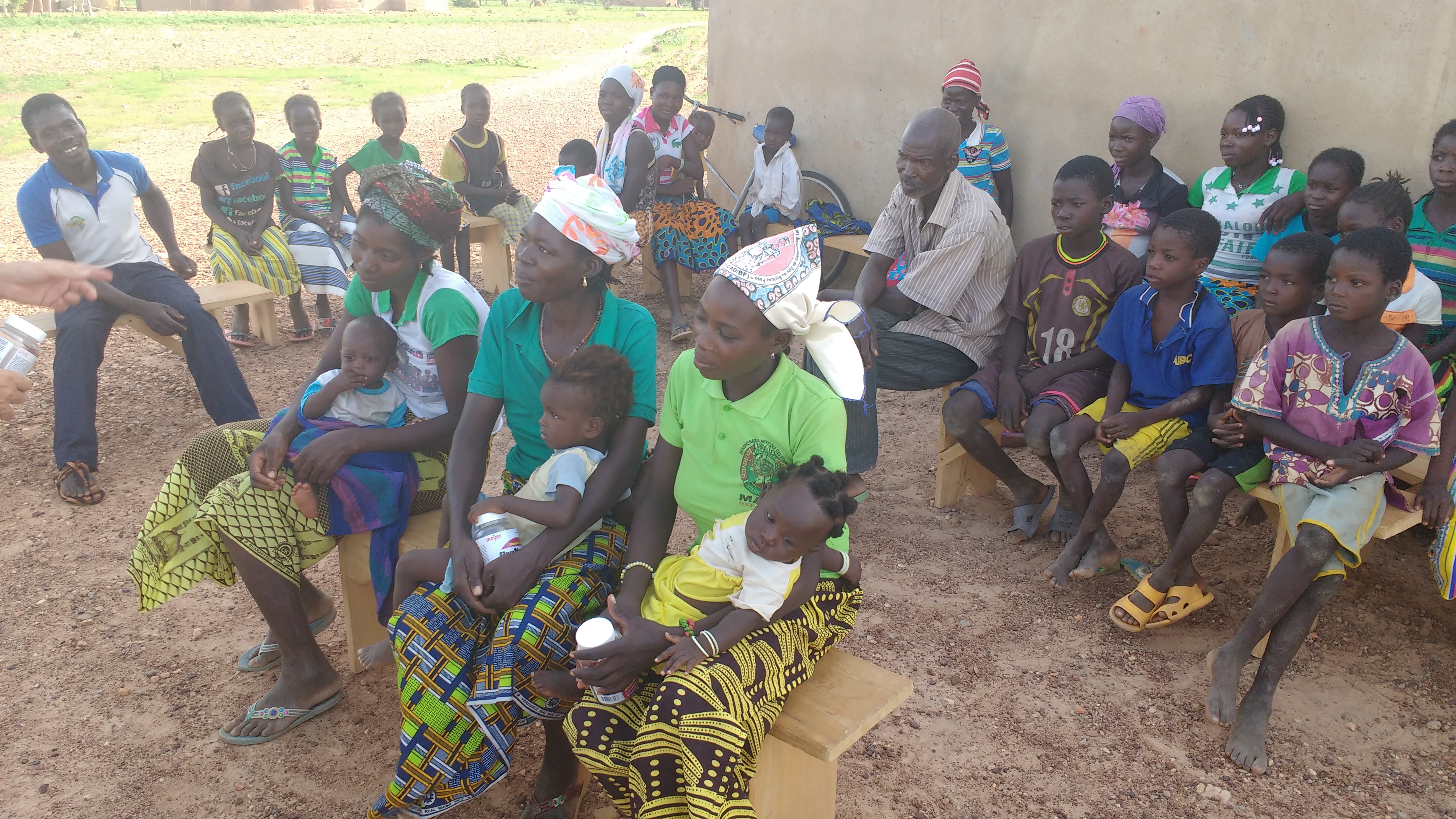 Mosquito net & vitamin distribution