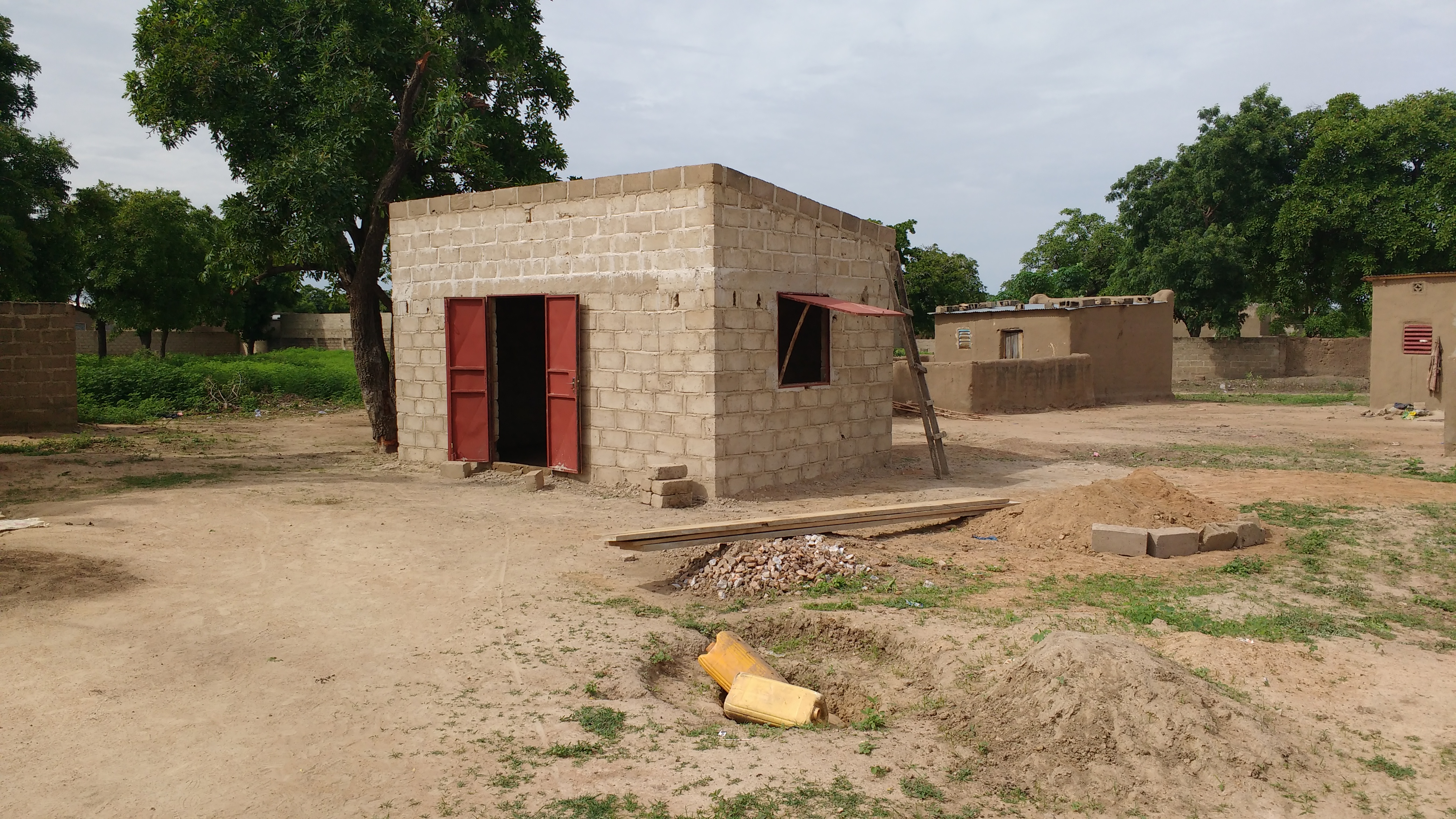 Grain mill building