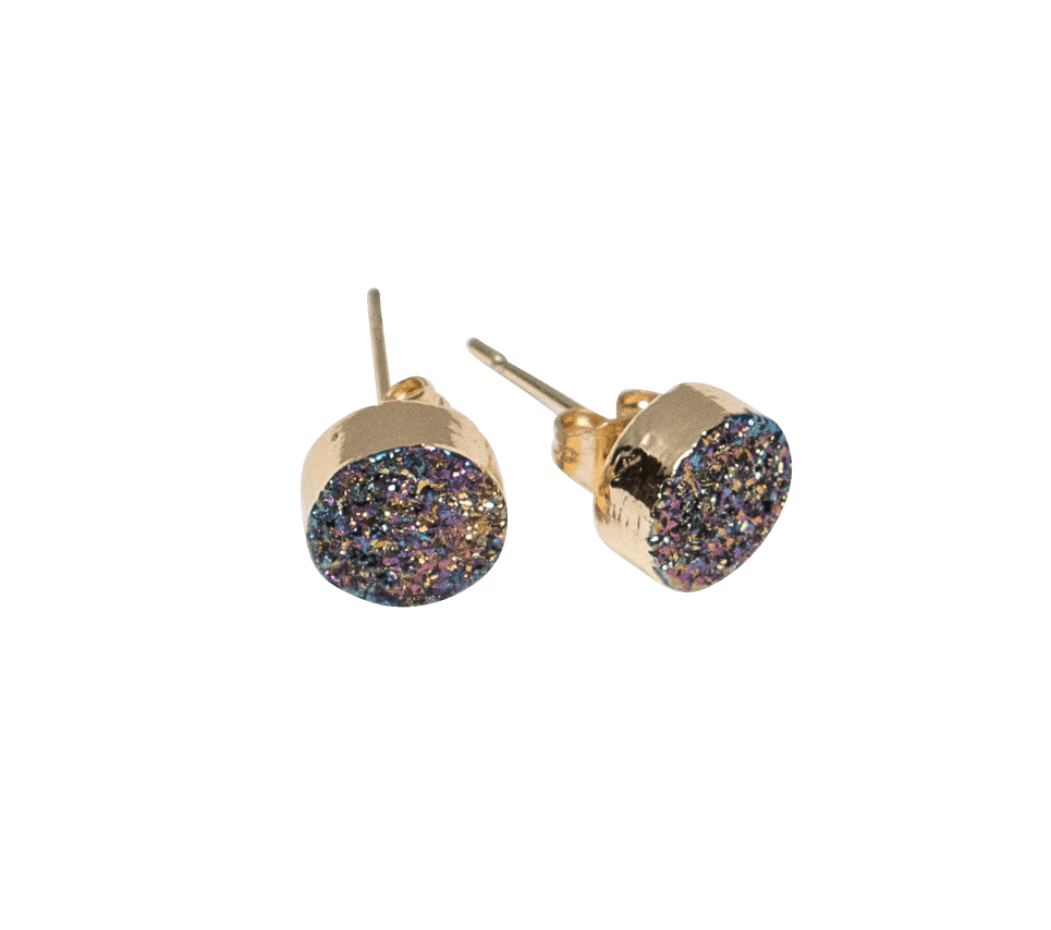 Thumbnail: Jeanna Druzy Stud Earrings in Gold