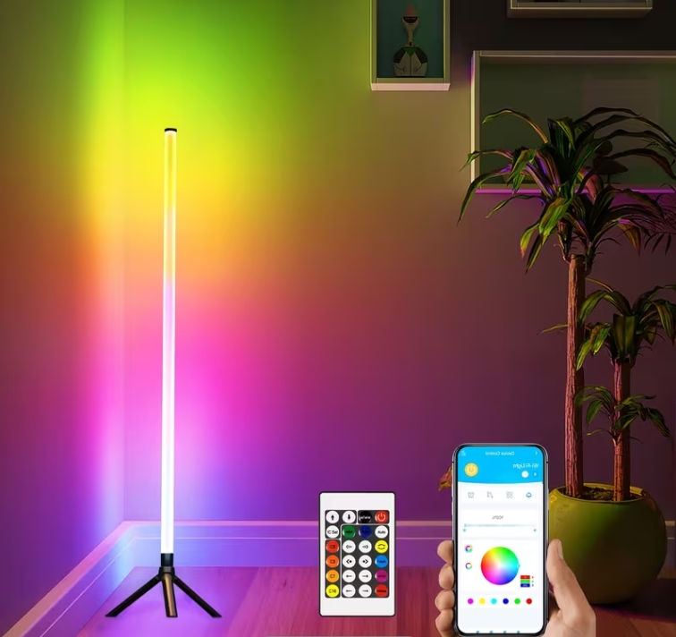 Miniatura: Smart Modern Floor Lamp with Music Sync DIY Colors with Remote Control