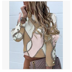 Miniatura: Pineapple White Long Sleeve Blouses