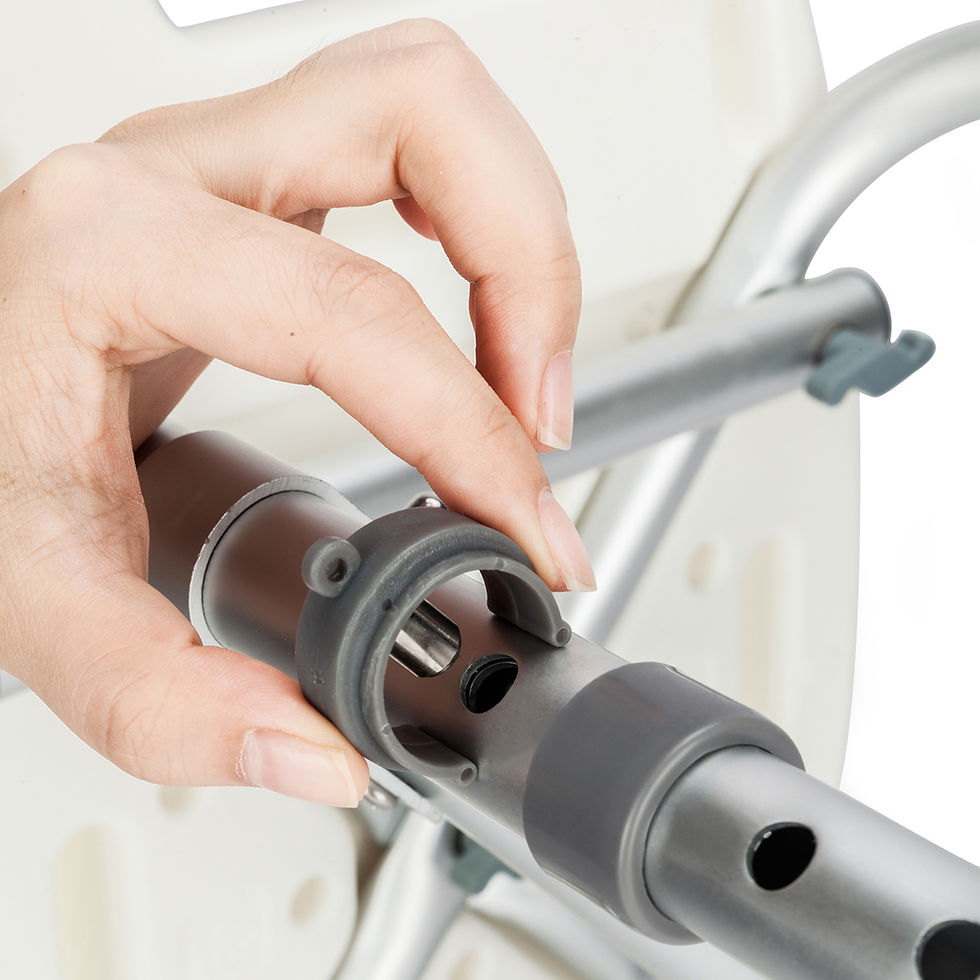 Thumbnail: FCH Heavy Duty Medical Safety Shower Aluminium Alloy Bath Chair
