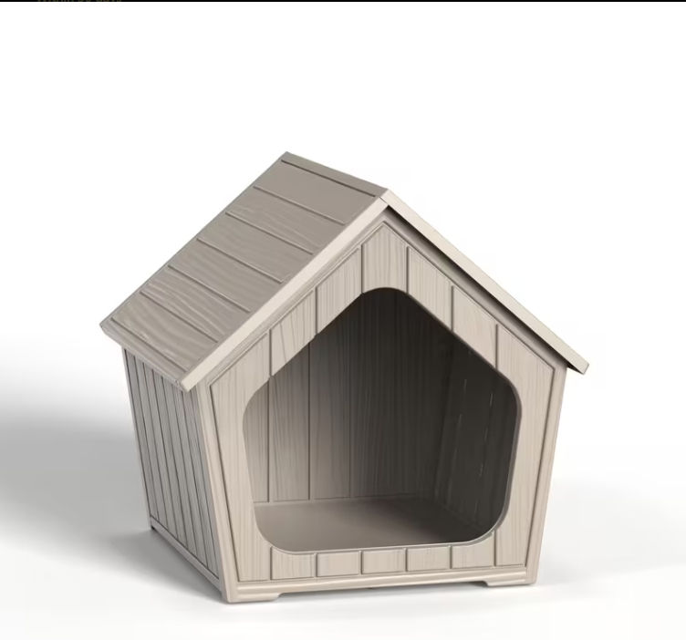 Thumbnail: Dog House Outdoor Indoor for Medium Large Dogs, Sturdy Plastic, Elevated Floor