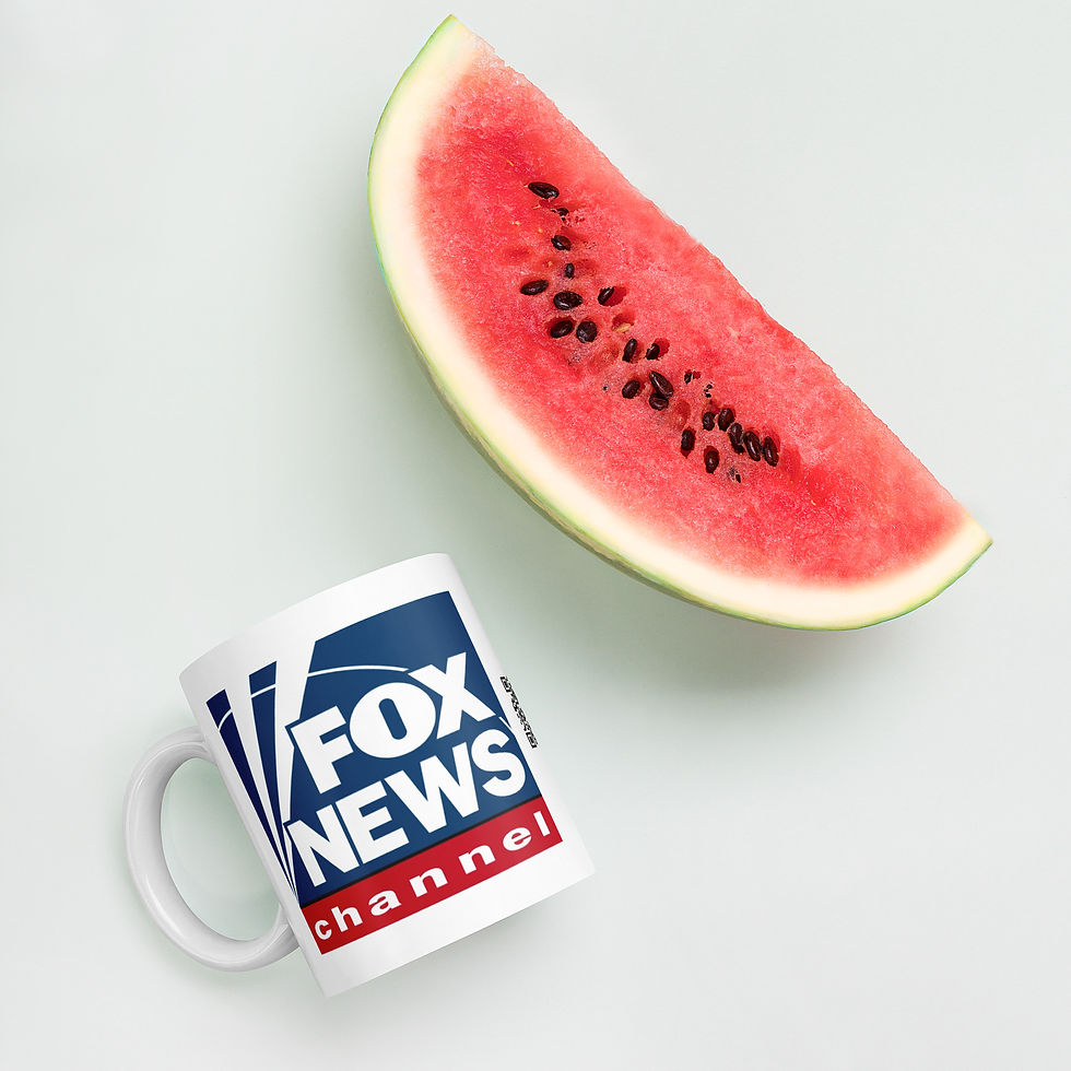 Miniatura: Fox News Channel White Glossy Coffee Tea Mug