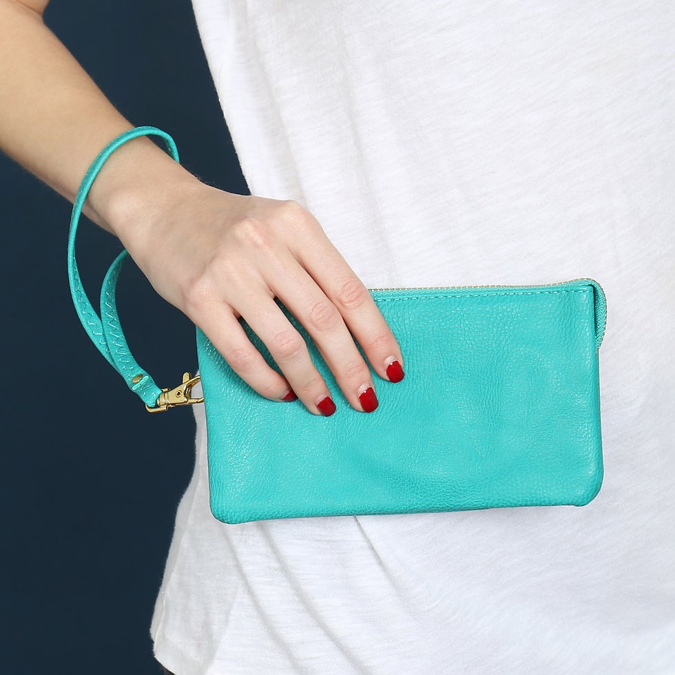 Miniatura: 005 - Leather Wallet With Detachable Wristlet