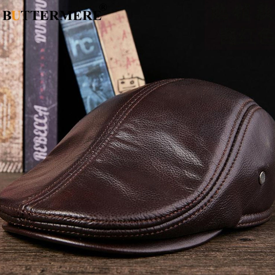 Miniatura: BUTTERMERE Flat Real Leather Duckbill Hats
