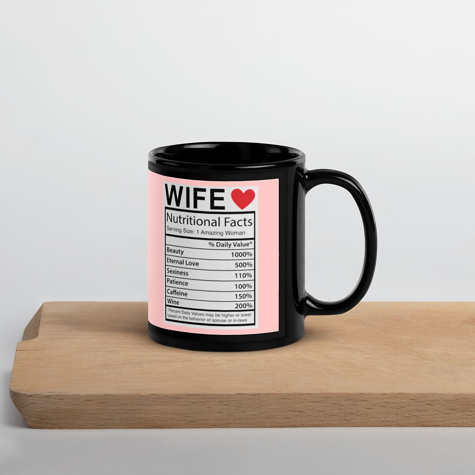 Thumbnail: Wife Nutrition Facts Mother’s Day Gifts For Mom Accent Mug