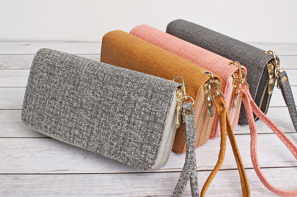 Thumbnail: Double Zipper Fashion Wallet
