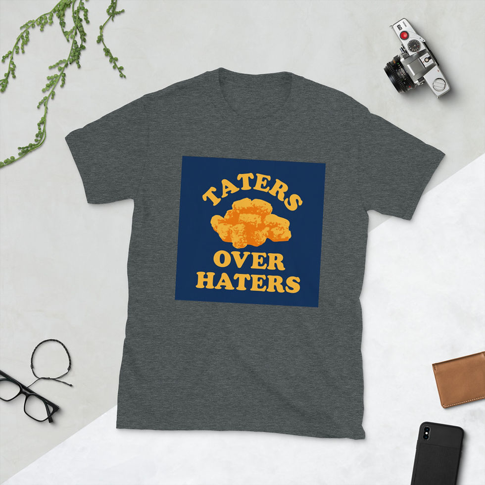 Miniatura: Taters Over Haters Short-Sleeve Unisex T-Shirt