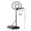 Miniatura: 28" x 19" Backboard Adjustable Pool Basketball Hoop System Stand Kid Poolside