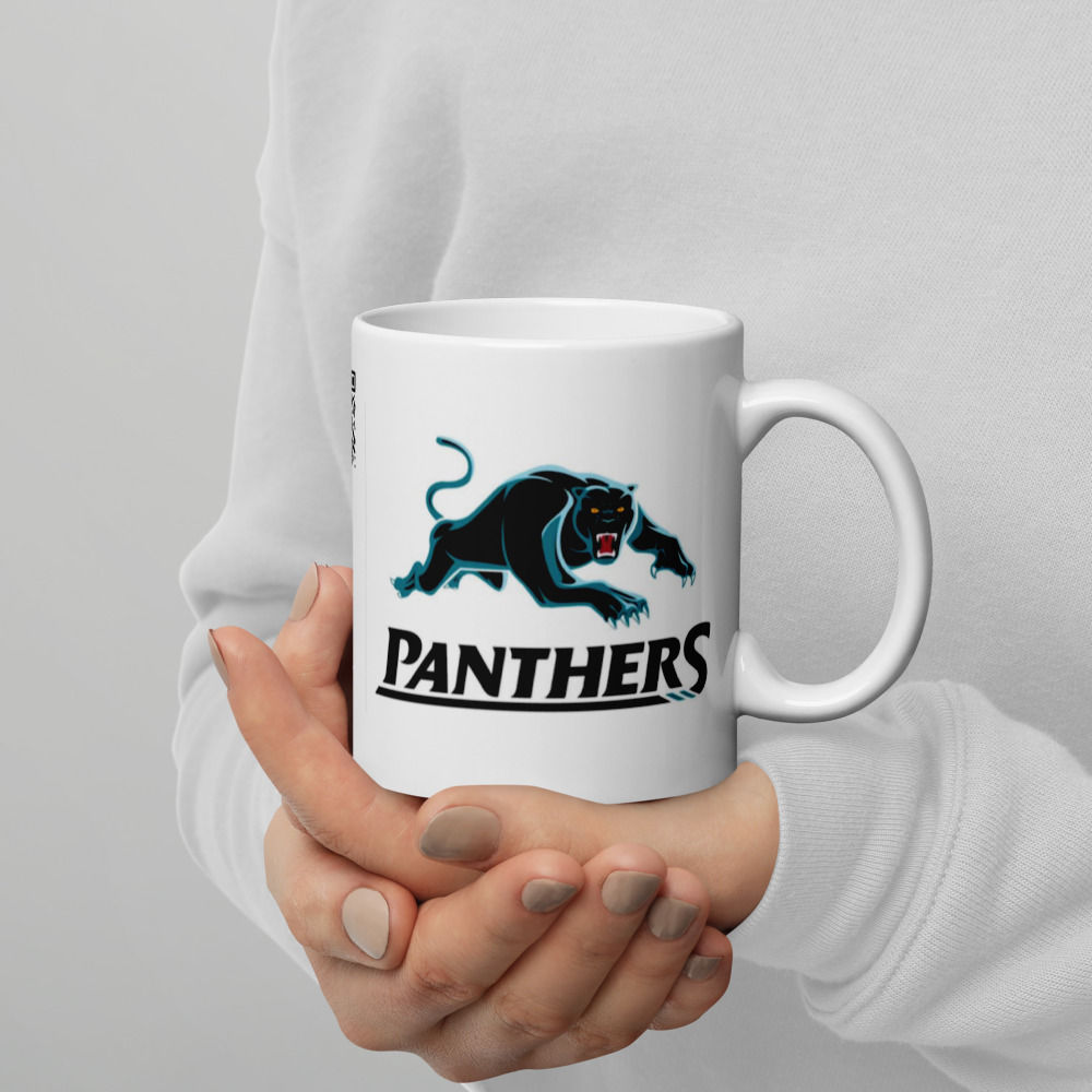 Penrith Panthers Australian Rugby Team White Glossy Mug