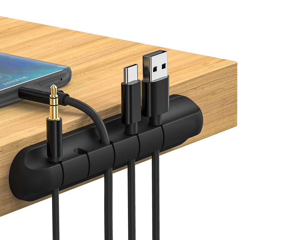 Silicone Cable Organizer USB, Computers, Automobile Charging Cable