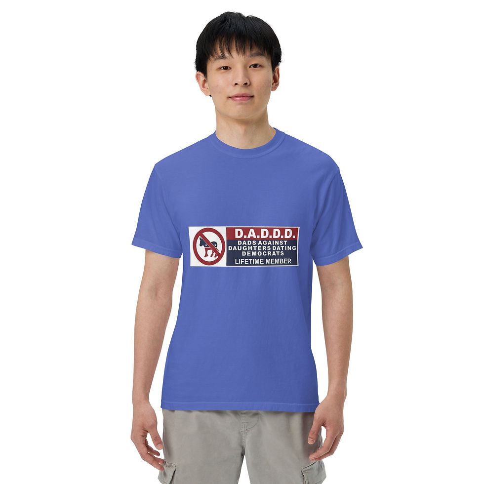 Thumbnail: DADDD - Dads Against Daughters Dating Democrats Unisex Heavyweight T-shirt