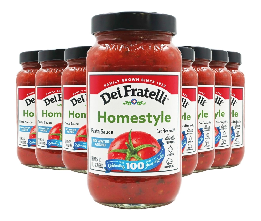 Dei Fratelli Homestyle Pasta Sauce (24 oz. Jars, 12 pack) - Vine-Ripened