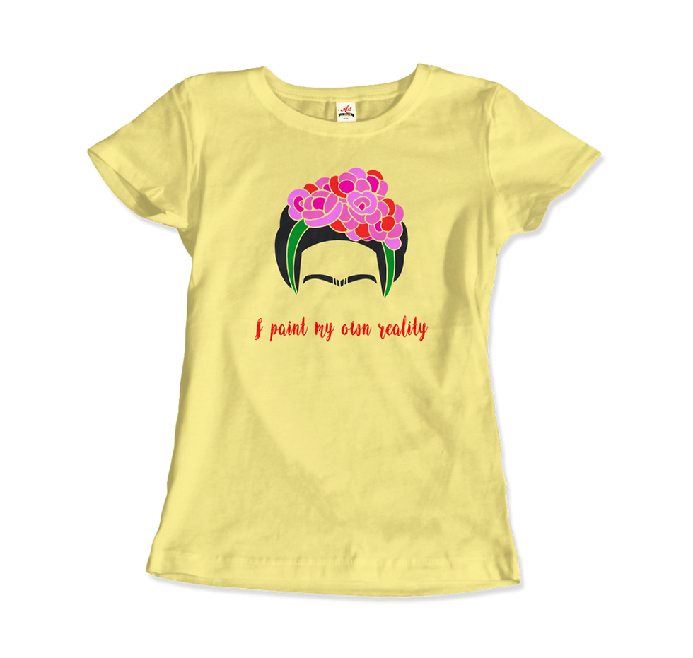 Miniatura: Frida Kahlo - I Paint My Own Reality - Quote T-Shirt