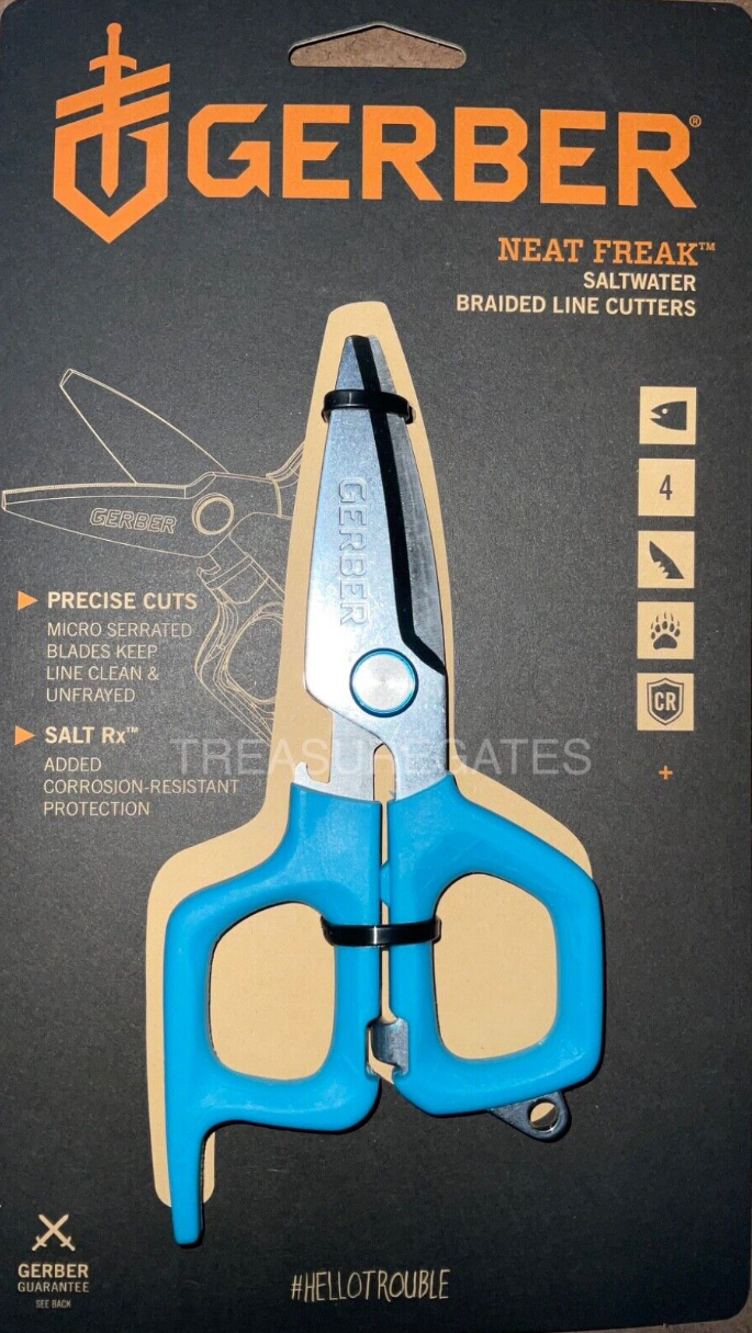 Miniatura: Gerber Saltwater Neat Freak Braided Line Cutter, Bottle Opener + Crimper FISHING