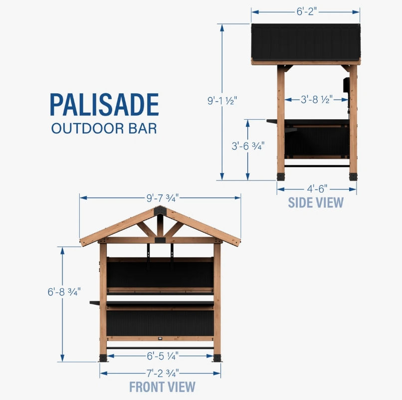 Thumbnail: Backyard Discovery Palisade Outdoor Bar