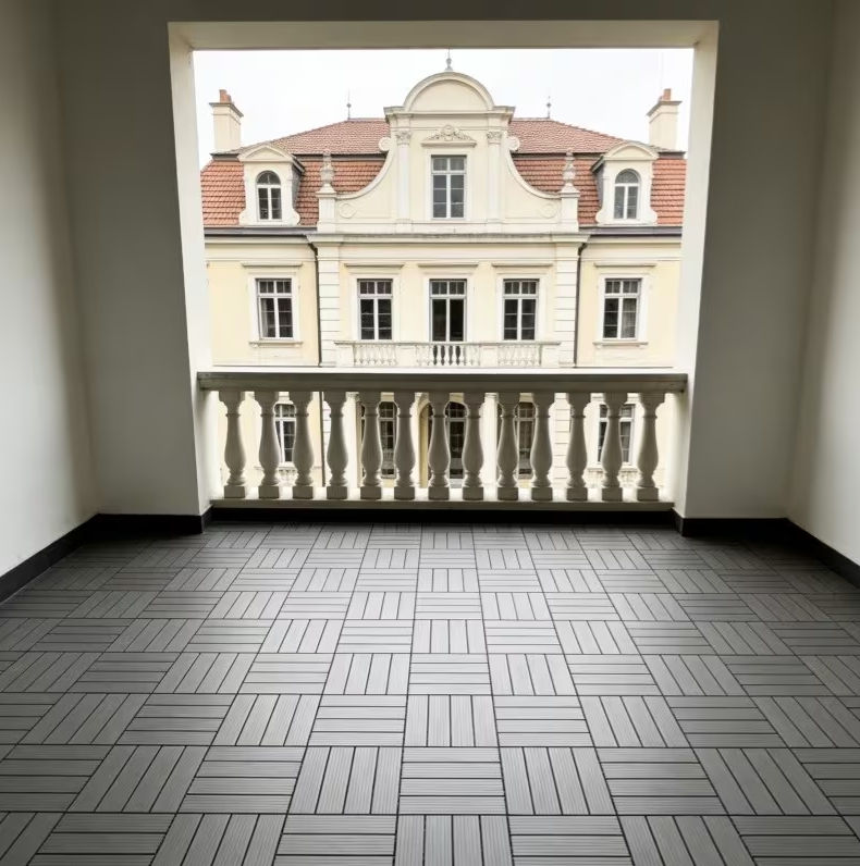 Miniatura: 22PC Plastic Interlocking Decking Tiles 12" x 12" Use Indoor or Outdoor