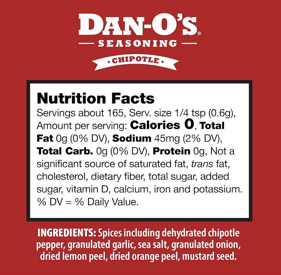 Thumbnail: Dan-O's 3 Bottle Seasoning Set, Small Bottles, 3 Pack