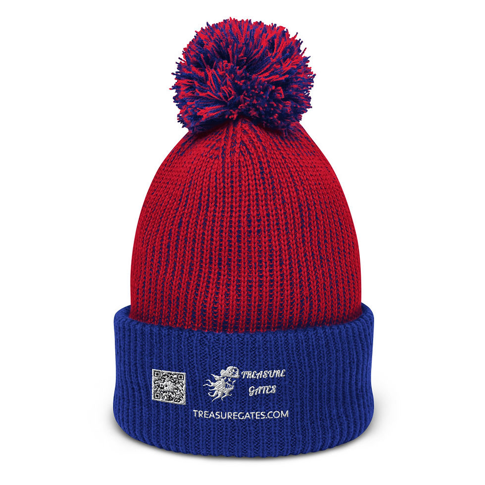 Thumbnail: TreasureGates Pom-Pom Beanie