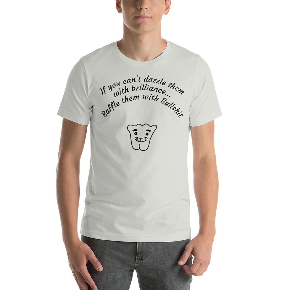 Thumbnail: If You Can't Dazzle Them With Brilliance Short-sleeve unisex t-shirt