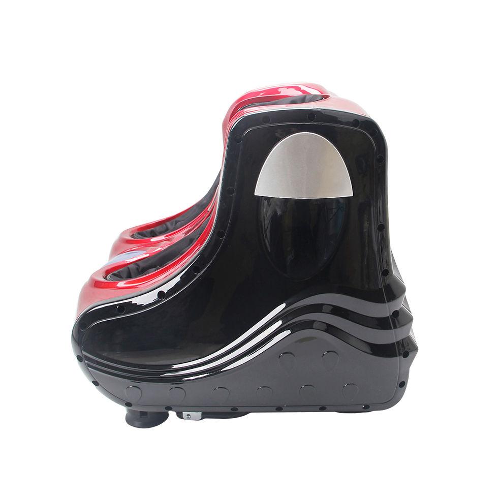 Thumbnail: Smart Kneading Rolling Vibration Shiatsu Foot Calf & Leg Massager - Red