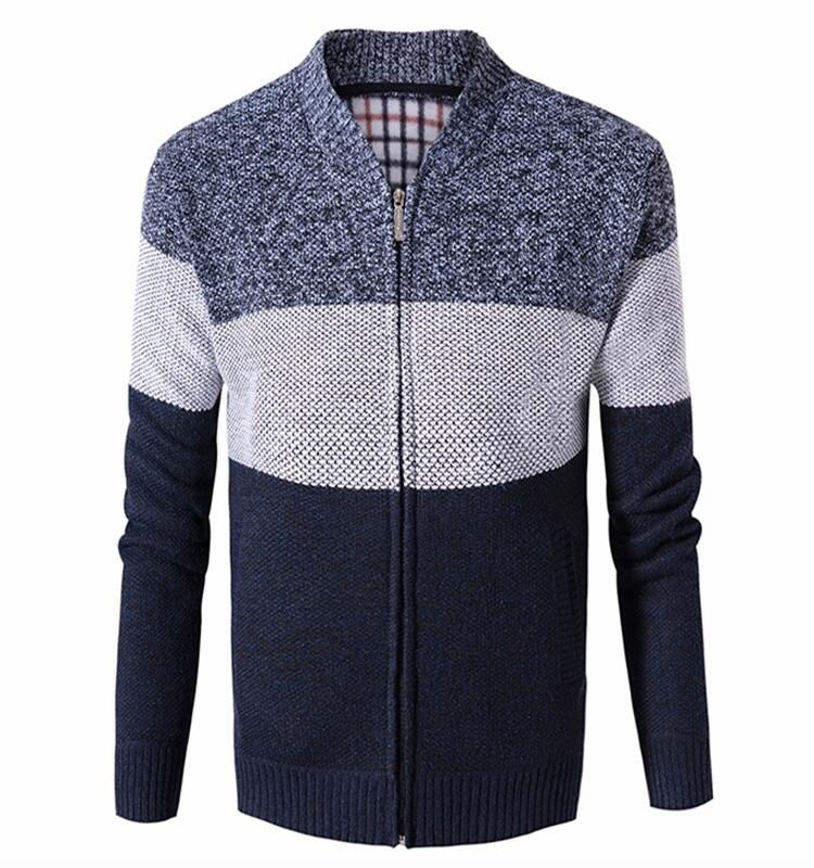 Thumbnail: Men's Knit Cardigan Sweater
