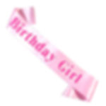 "Birthday Girl" Satin Sash – Happy Birthday Party Favors