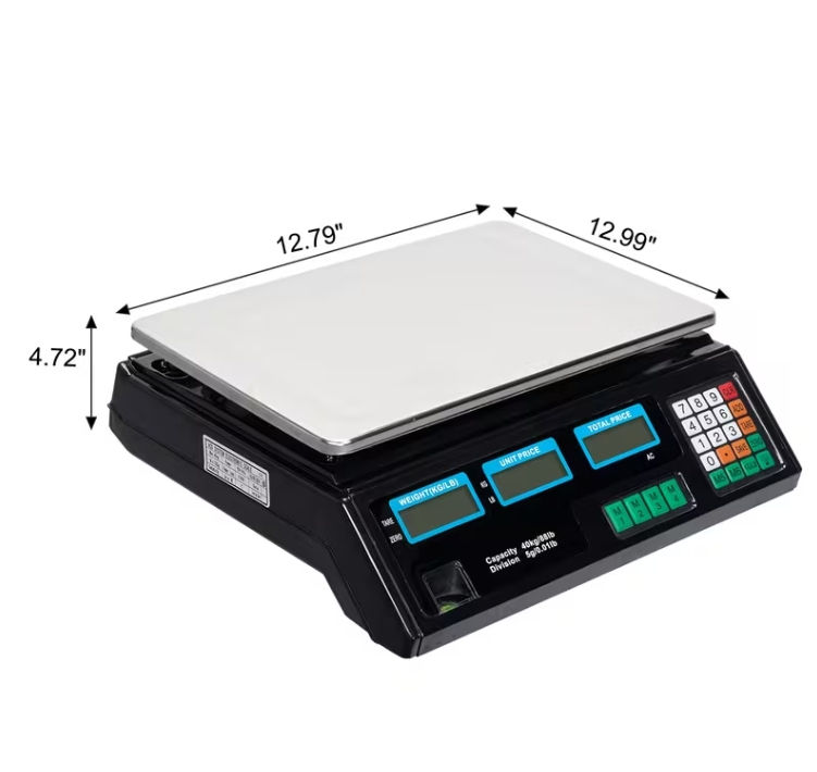 Thumbnail: Commercial Stainless Steel Platform Scale for Luggage, Postal Shipping