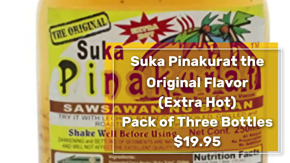 Miniatura: Suka Pinakurat the Original Flavor Spiced Natural Coconut Vinegar (2 Bottles)
