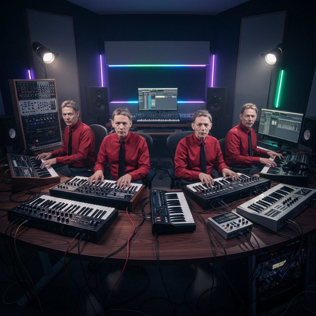 Pete myer am musizieren