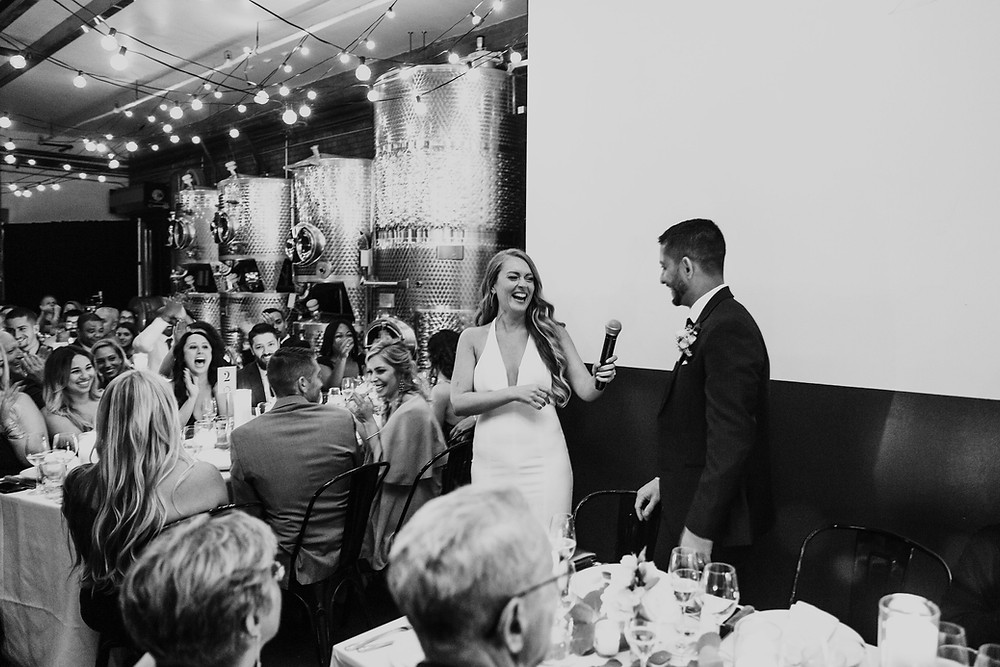 Couple's speech, City Winery, Manhattan, DJ Ben Boylan