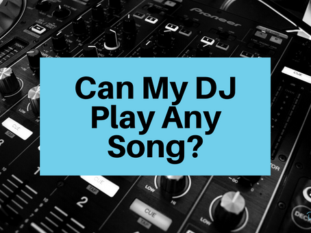 Can a Wedding DJ Play Any Song?