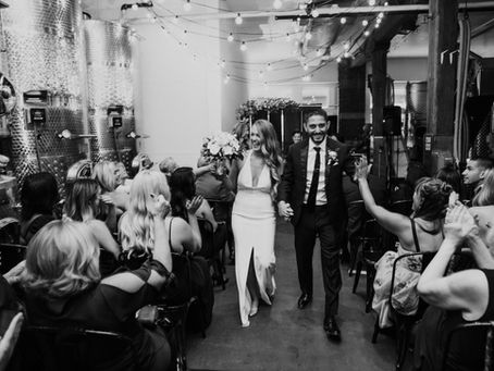 City Winery Wedding, New York, NY - Recap for Meredith & Tiago