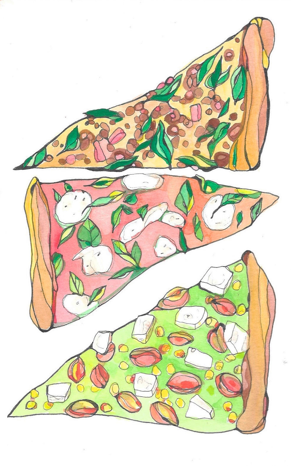 3 Pizzas