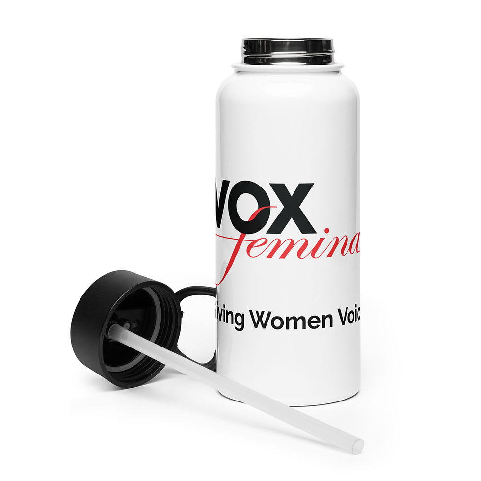 Thumbnail: Stainless steel water bottle with a straw lid